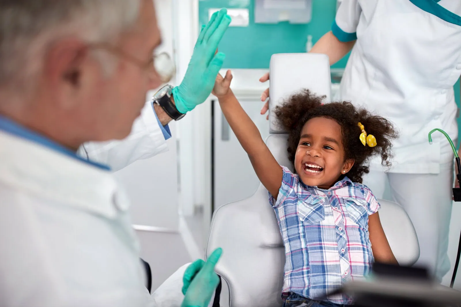 A welcoming dental practice waiting area
